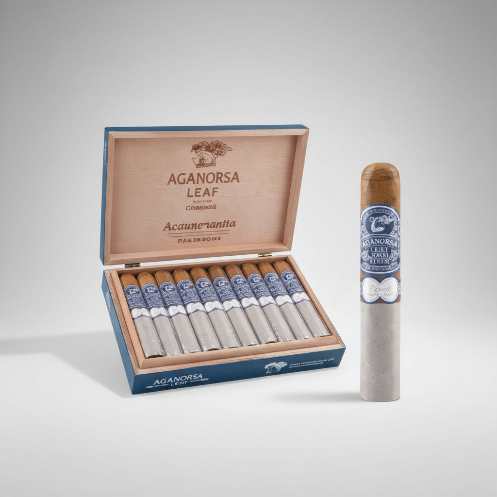 Aganorsa Leaf Aniversario Connecticut Robusto box-pressed
