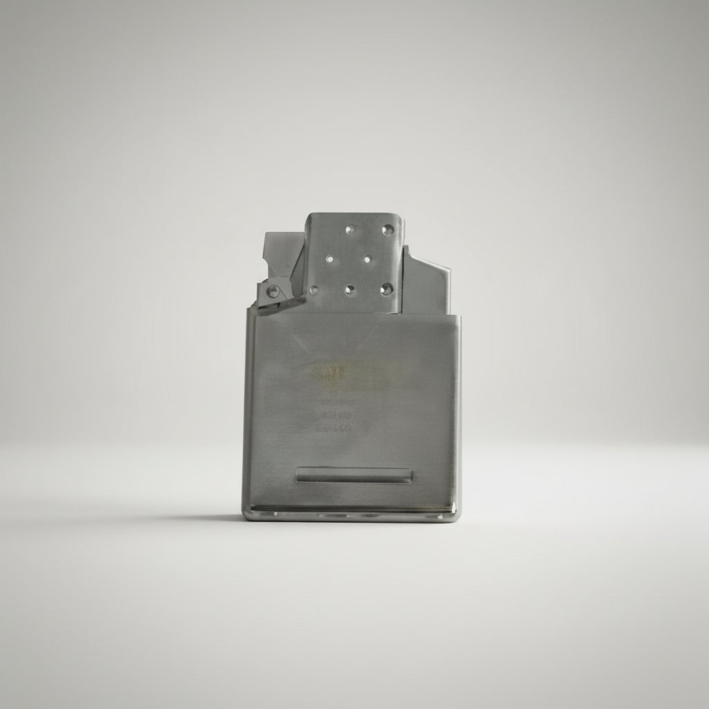 Lighter, Al Capone, Chrome, Zippo, Adjustable Flame Height