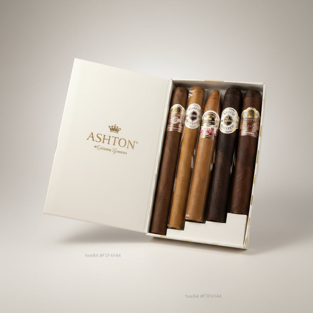Ashton, 5 Cigar Assortment Contains 1 each of: