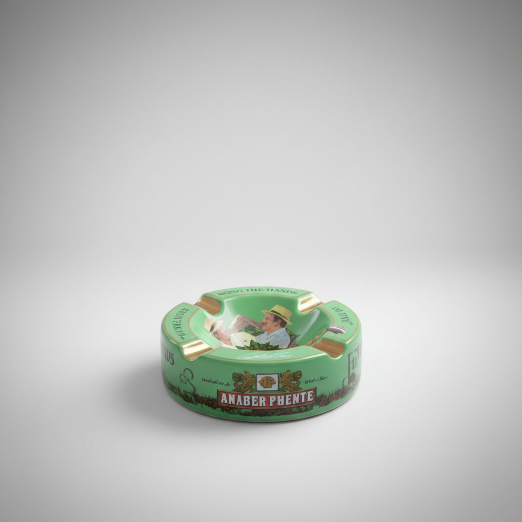 Ashtray, Arturo Fuente, Green, Ceramic