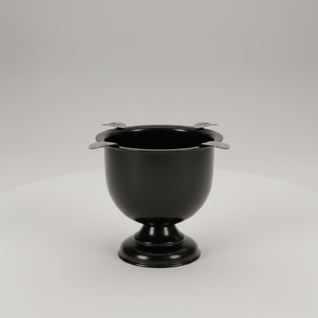 Ashtray, Tall Stinky, SILVER