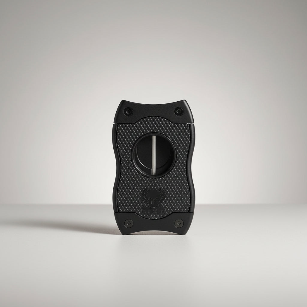 Colibri S-Cut and V-Cut Cigar Cutter, Black