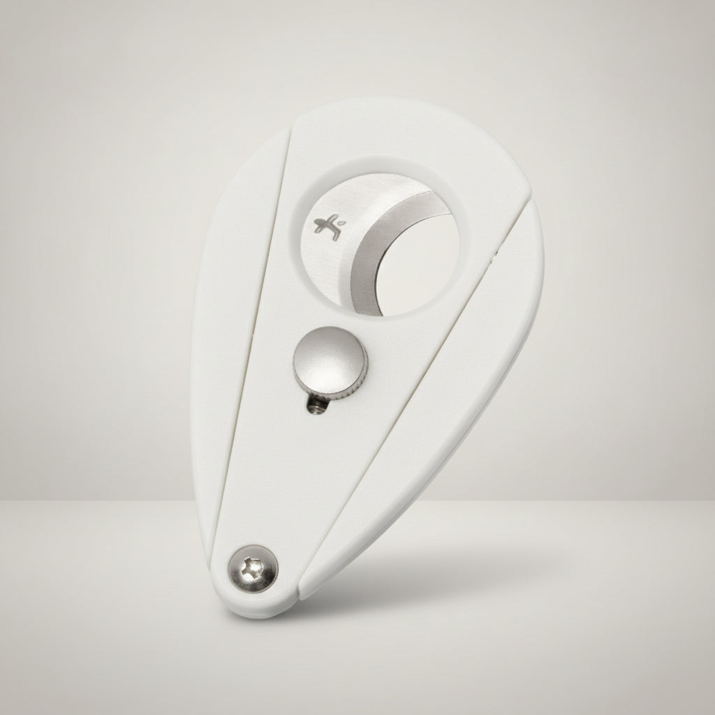 Cutter, Xikar, Xi2, Teardrop Shape, Pearl White