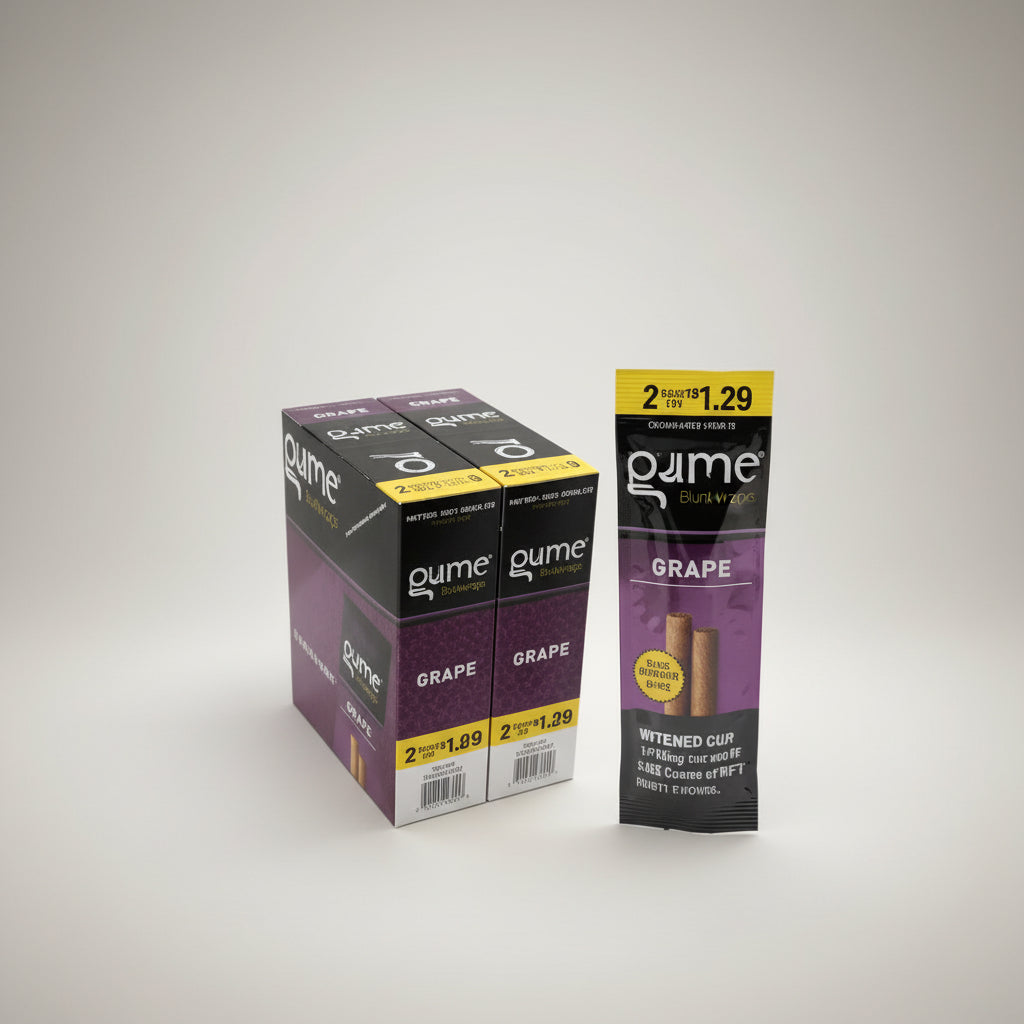Game Grape 2 For $1.29 Cigarillos Pre-Priced Upright