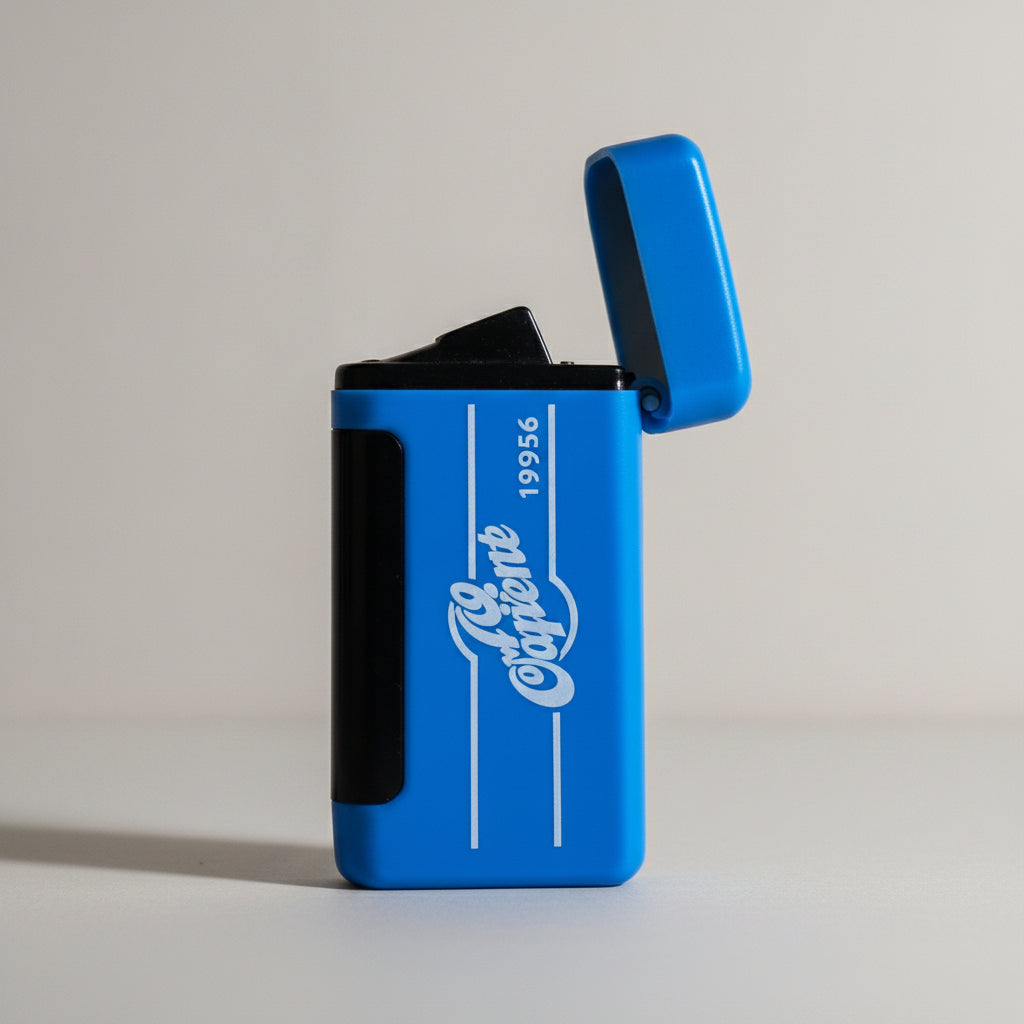 Lighter, Al Capone, Blue, Spark