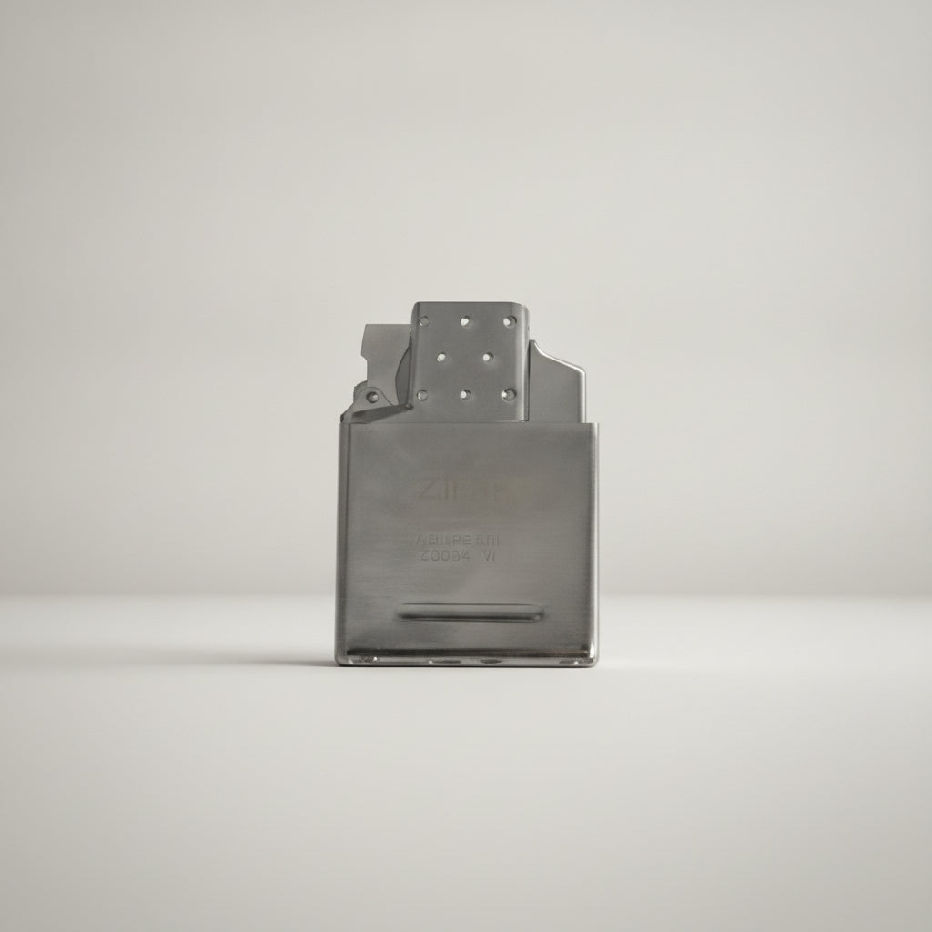 Lighter, Al Capone, Chrome, Zippo, Adjustable Flame Height