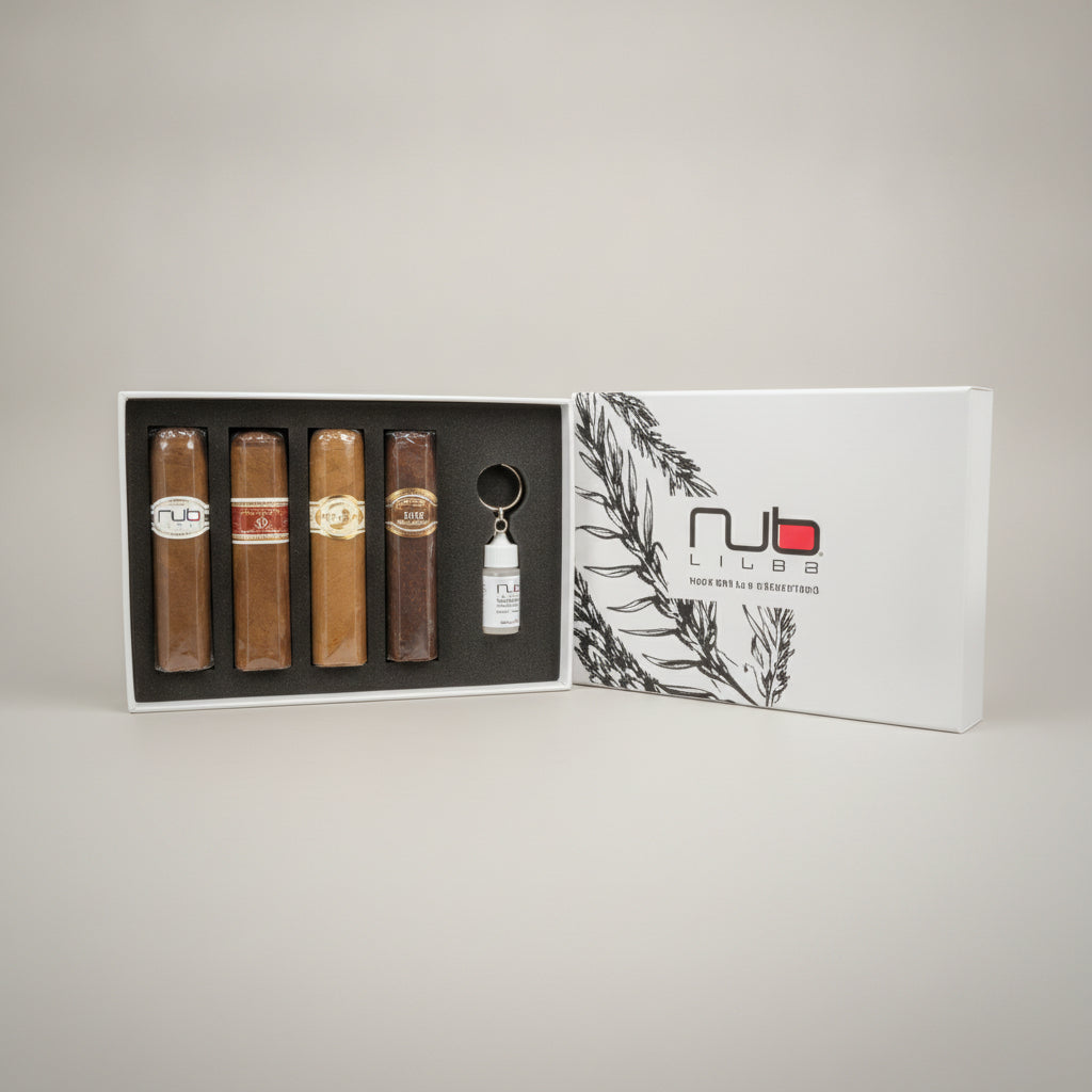 Nub Sampler, 4-cigars,Punch cutter, Contains 1 each of the following: