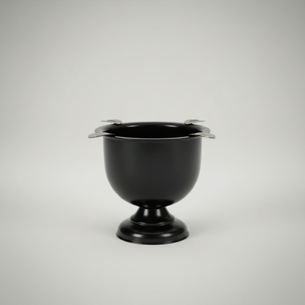 Ashtray, Tall Stinky, SILVER