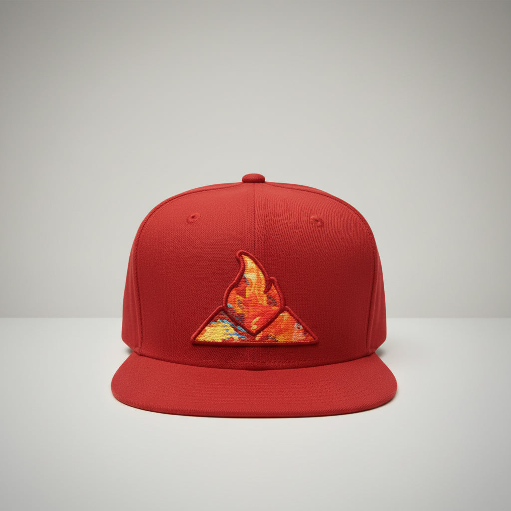 Avo, Fogata Snapback Hat, Red