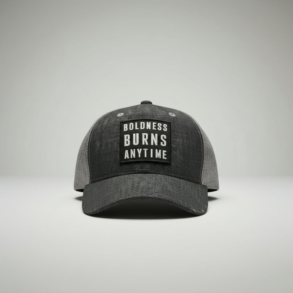 Camacho, Boldness Burns Anytime Hat, Grey, Adjustable