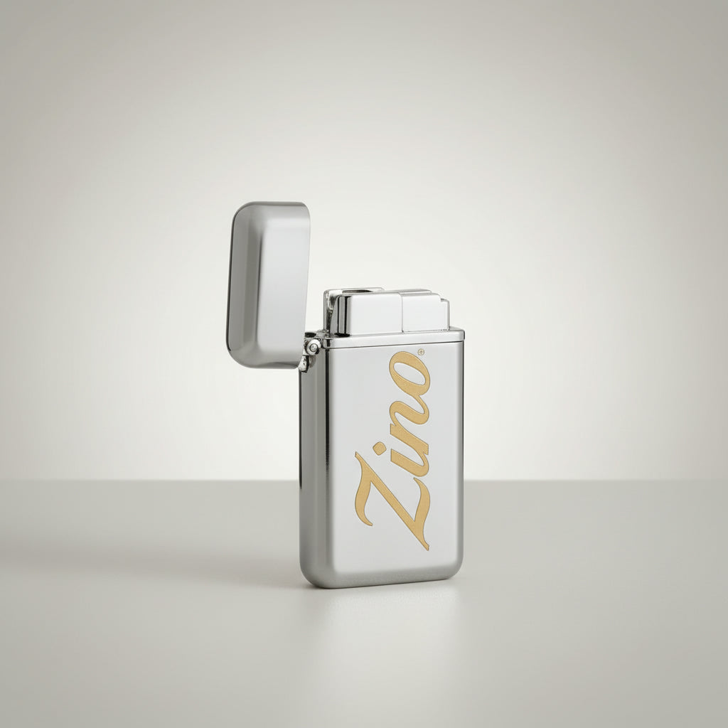 Lighter, Zino, Falcon, Chrome