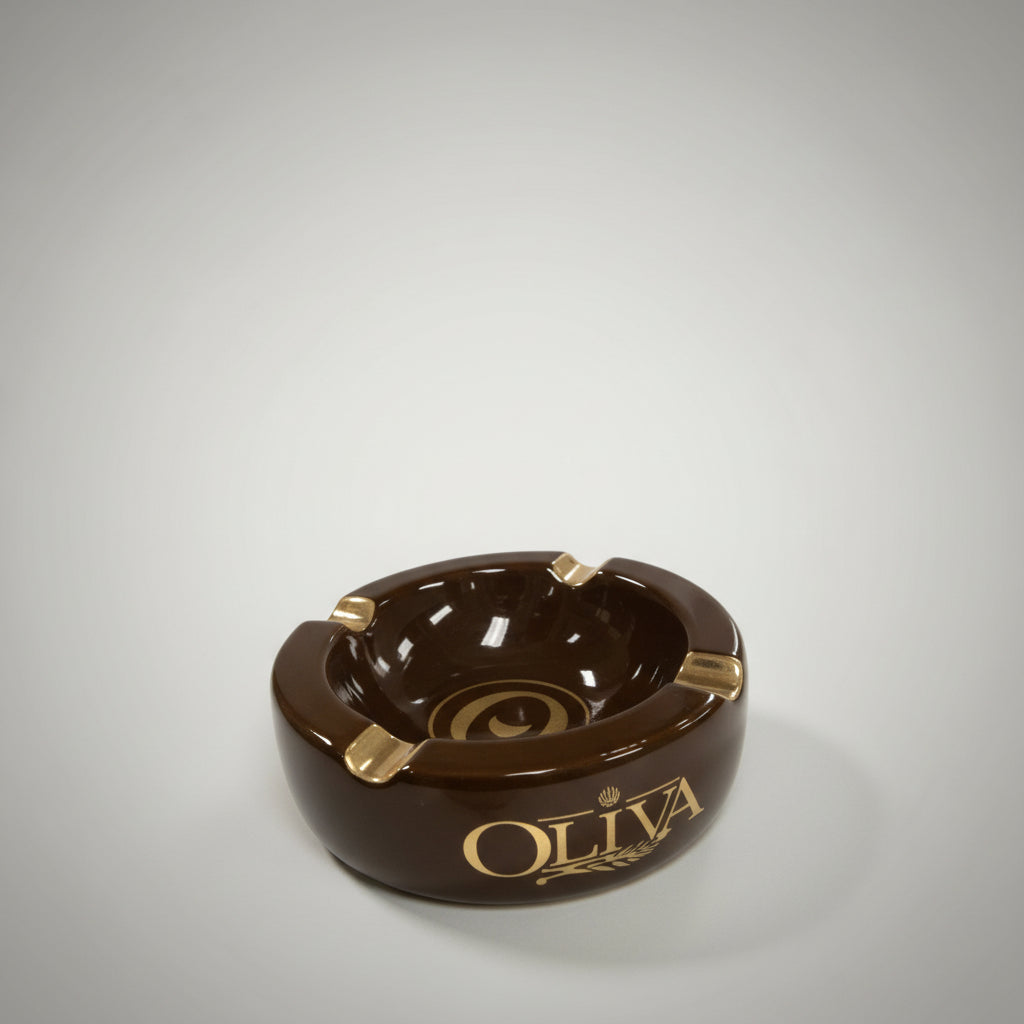 Ashtray, Oliva, Brown/Gold