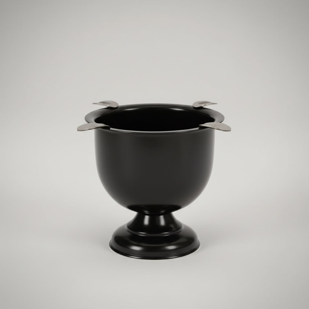 Ashtray, Tall Stinky, BLACK