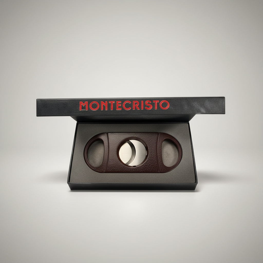 Cutter, Montecristo Double Guillotine, 60-Ring Gauge, Burgandy