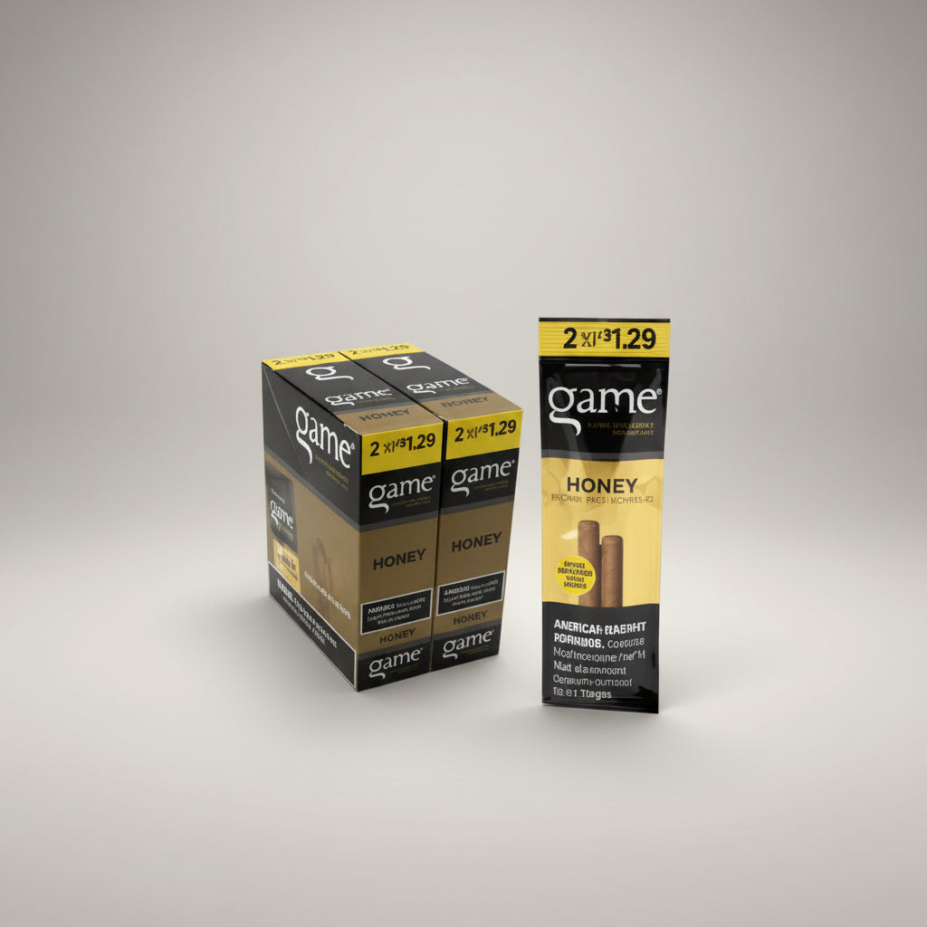 Game Honey 2 For $1.29 Cigarillos Pre-Priced Upright