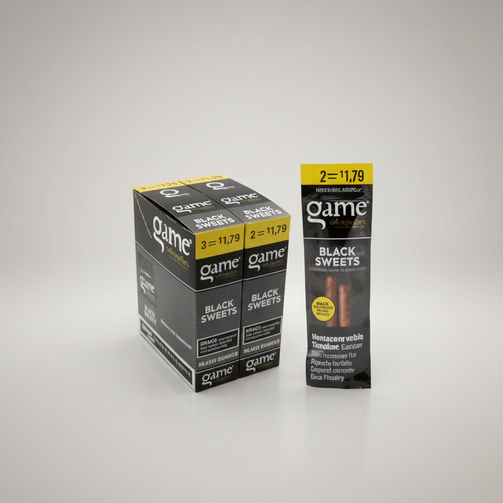 Game, Black Sweets Upright, Pre-priced, 30 packs/2 each