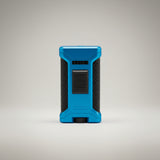 Colibri Ascari Triple Jet Flame Lighter, Blue and Black