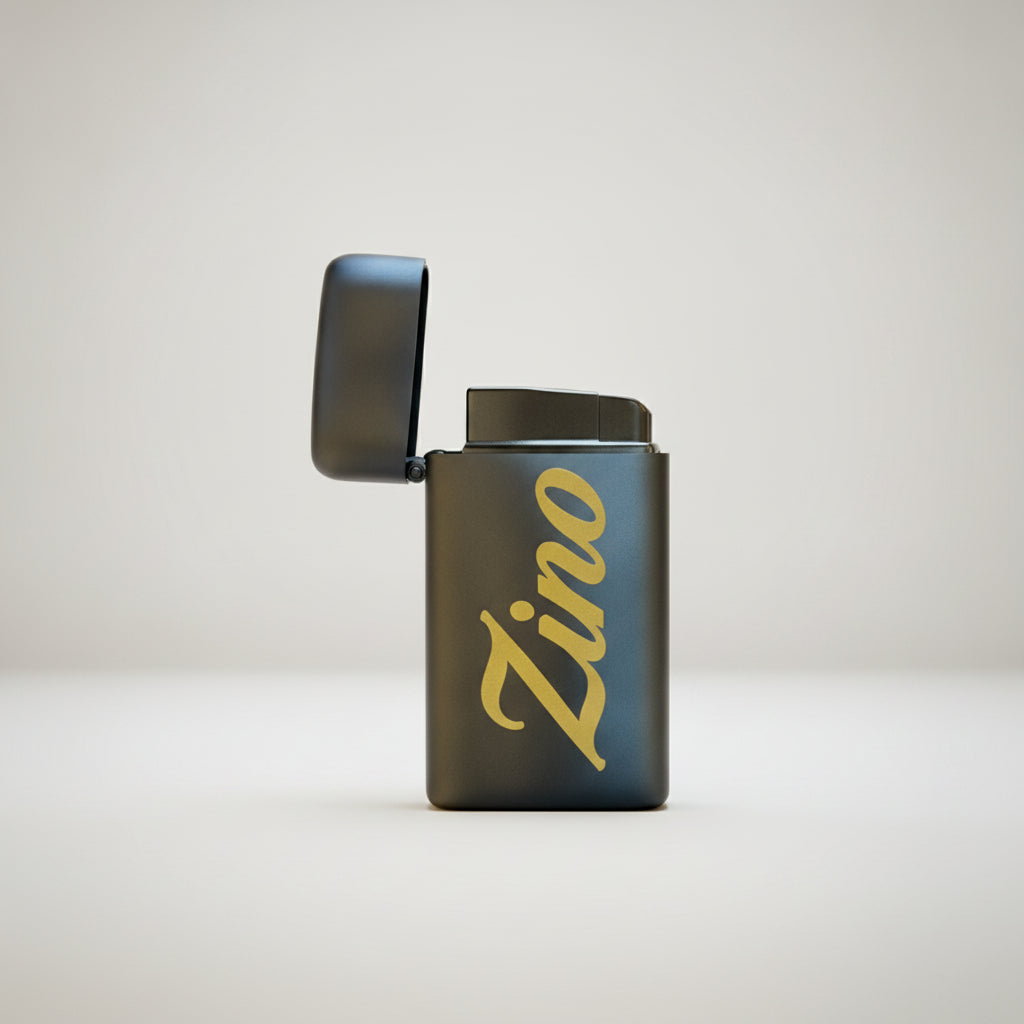 Lighter, Zino, Falcon, Black