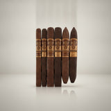 Oliva Serie V Melanio, Sampler,Contains 1 each of Natural and Maduro (Churchill, Figurado and Lancero), 6 cigars