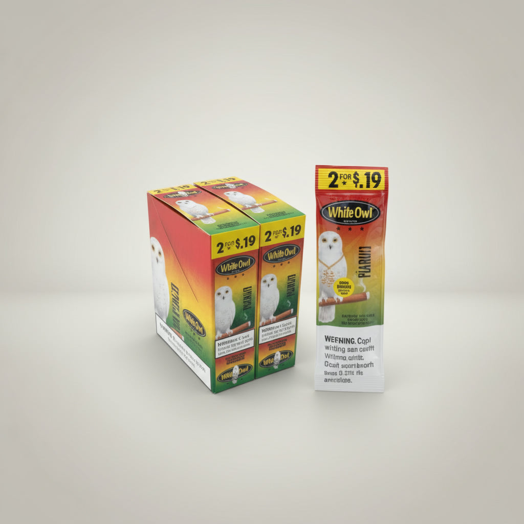 White Owl Cigarillos Mango 2 For $1.19 Pre-Priced Upright