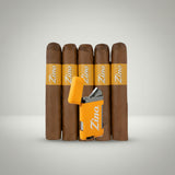 Zino Nicaragua, Robust 5-pack plus Palio Lighter