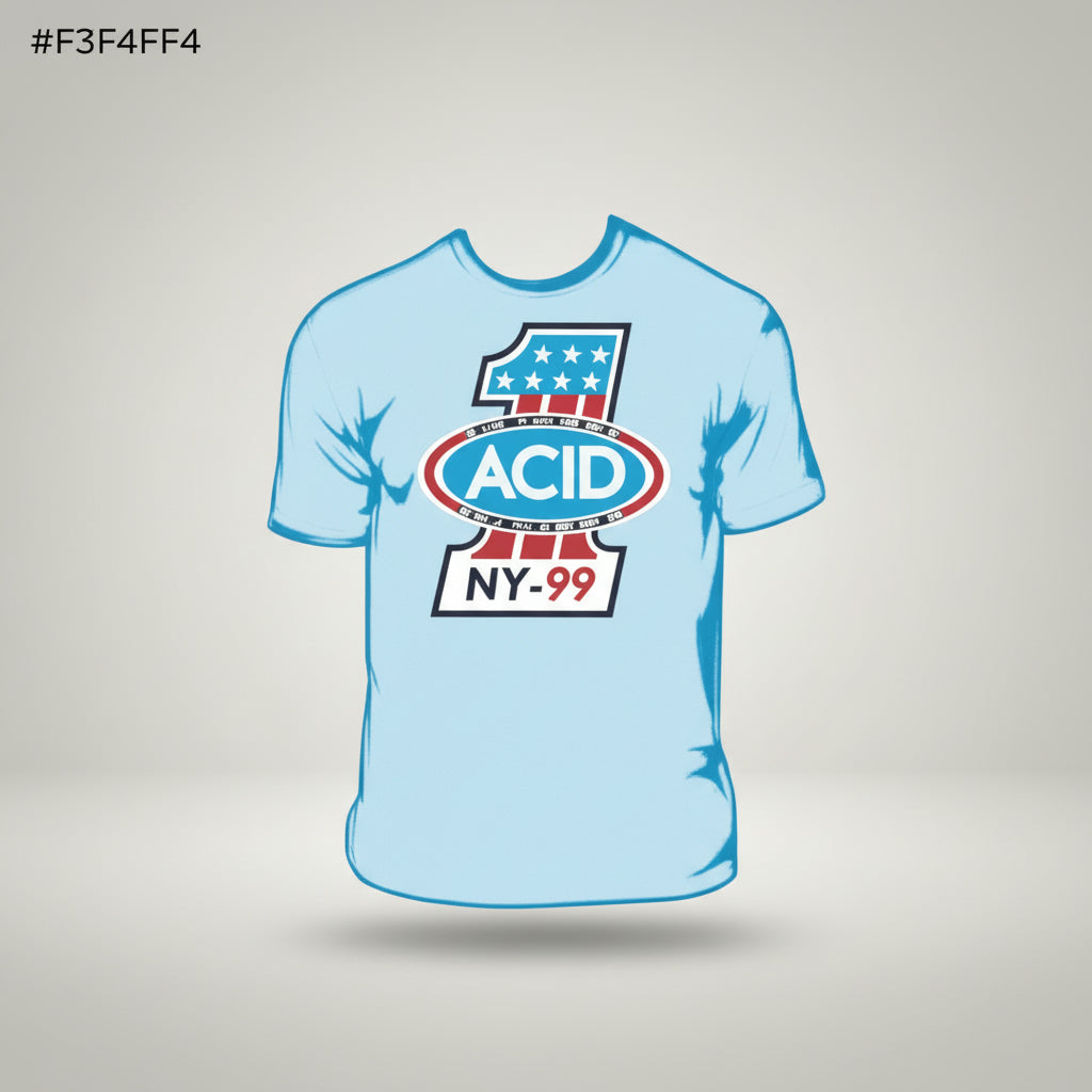 ACID, T-shirt, Experience Acid Light Blue