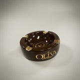 Ashtray, Oliva, Brown/Gold