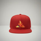 Avo, Fogata Snapback Hat, Red
