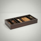 Cigar Tray, Adjustable, 5 dividers, Mahoghany, 100 cigars