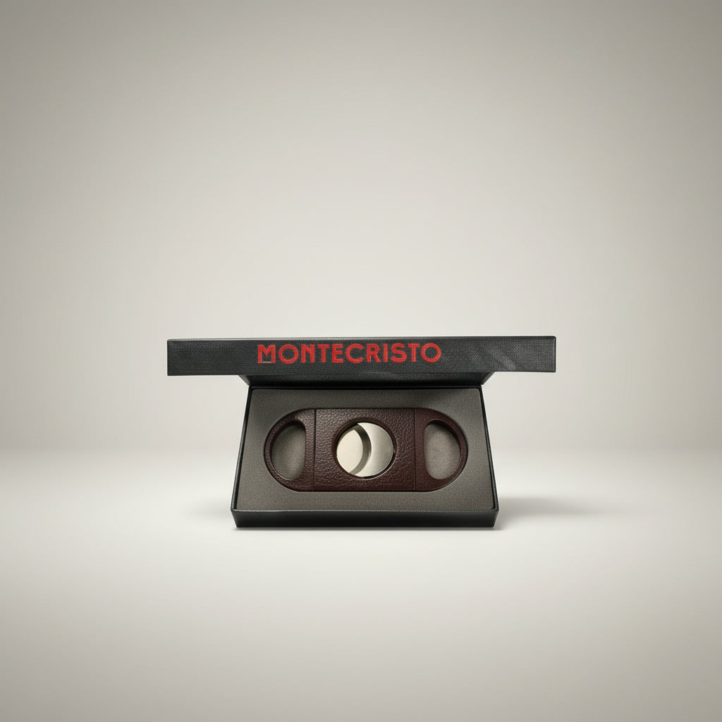 Cutter, Montecristo Double Guillotine, 60-Ring Gauge, Burgandy