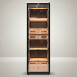 Electronic Humidor, 4 Spanish Cedar pull-out shelves