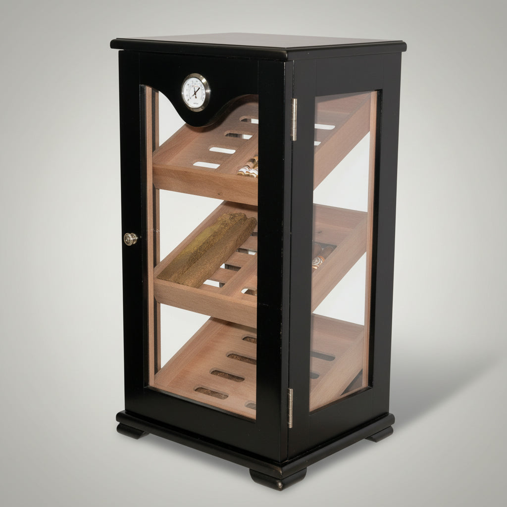 Humidor, Point of Sale, Mahoghany Finish, 75-ct