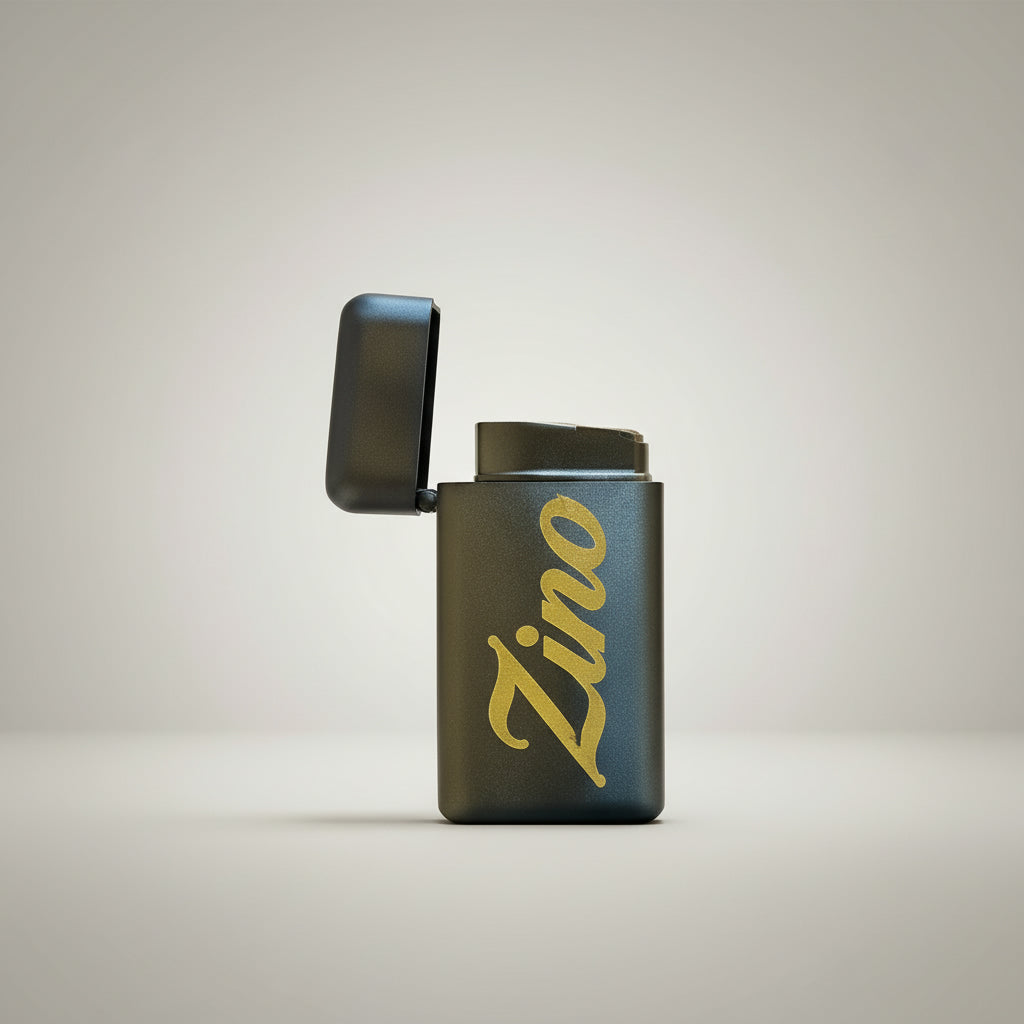 Lighter, Zino, Falcon, Black