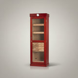 Tower Display Humidor, Cherry, 4-shelf 8 drawers, 22 1/2 inches W x 16 1/2 inches D x 72 inches H, Holds up to 3,000 Cigars