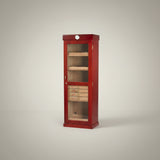 Tower Display Humidor, Cherry, 4-shelf 8 drawers, 22 1/2 inches W x 16 1/2 inches D x 72 inches H, Holds up to 3,000 Cigars