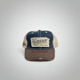 Gurkha, Baseball Cap, Blue and Brown